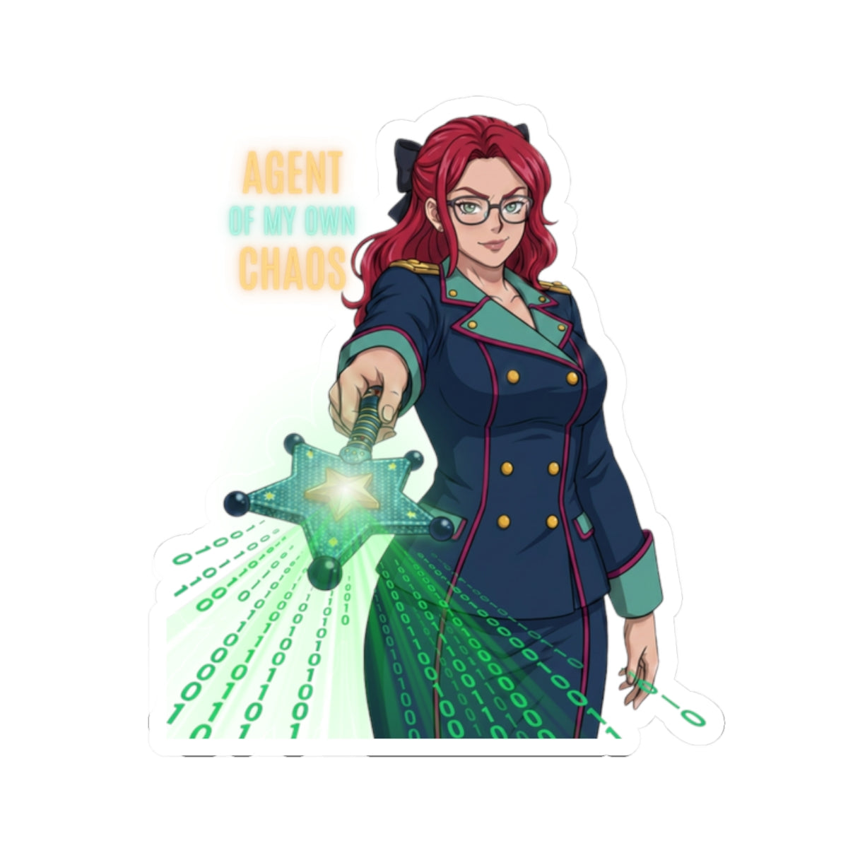 Agent of Chaos Defender Stickers
